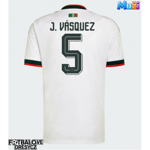 Mexiko Johan Vasquez #5 Venkovní Dres MS 2026 Krátký Rukáv Mexiko Johan Vasquez #5 Venkovní Dres MS 2026 Krátký Rukáv